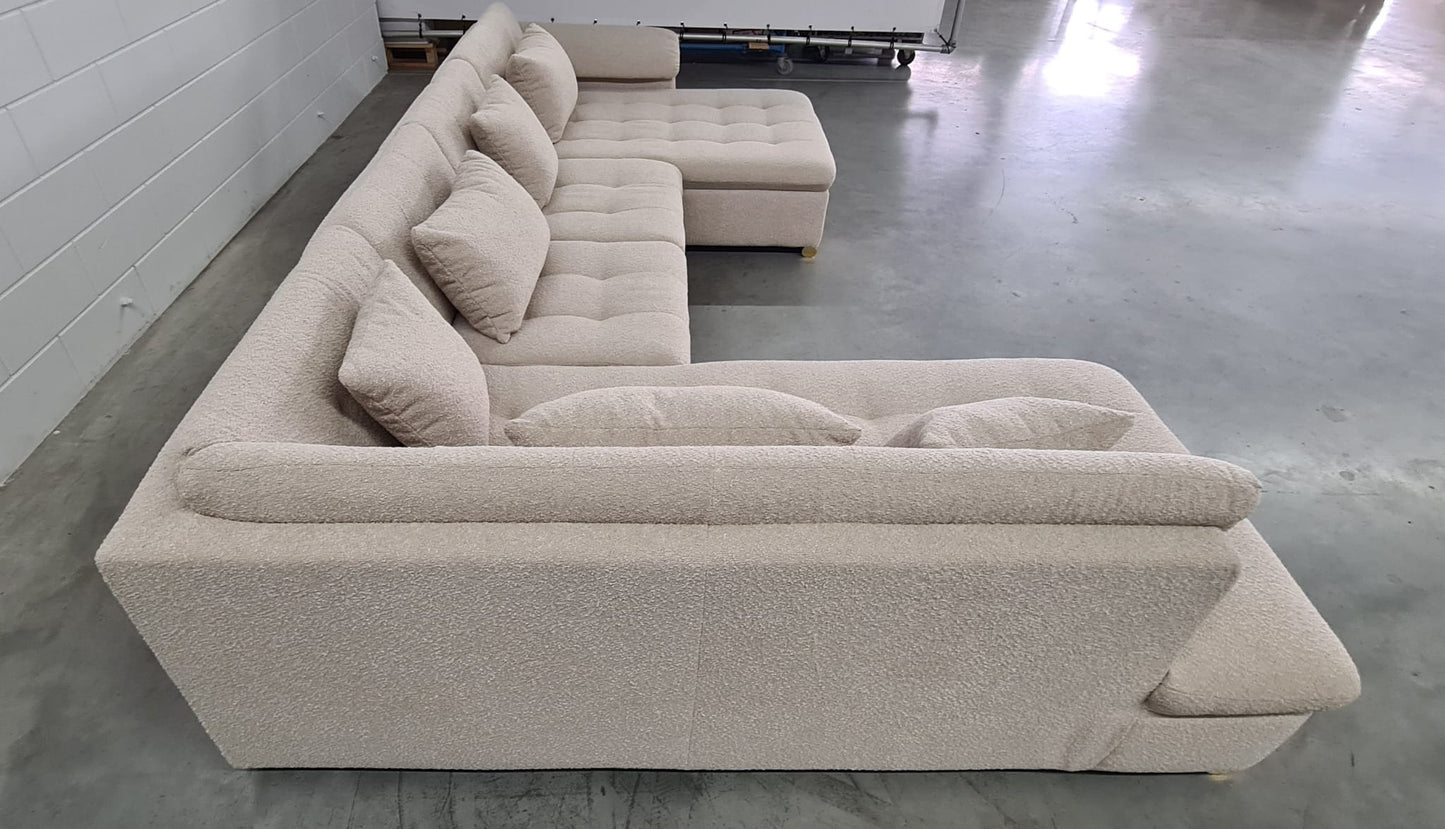 SAFFI - U-LOUNGE LINKS - TEDDY STOF BEIGE