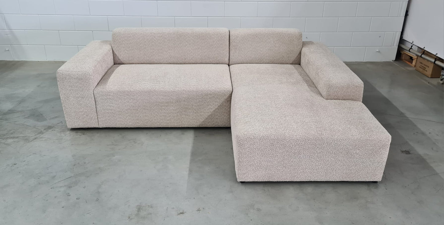 TEDDY | BOUCLE | BEIGE HOEKBANK | LOUNGEBANK