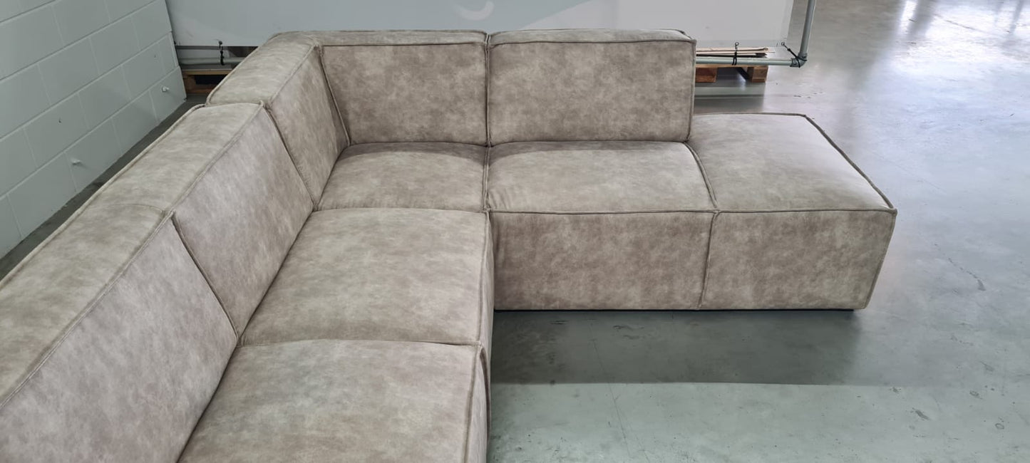 HAZES - U-LOUNGE - LEDER BEIGE