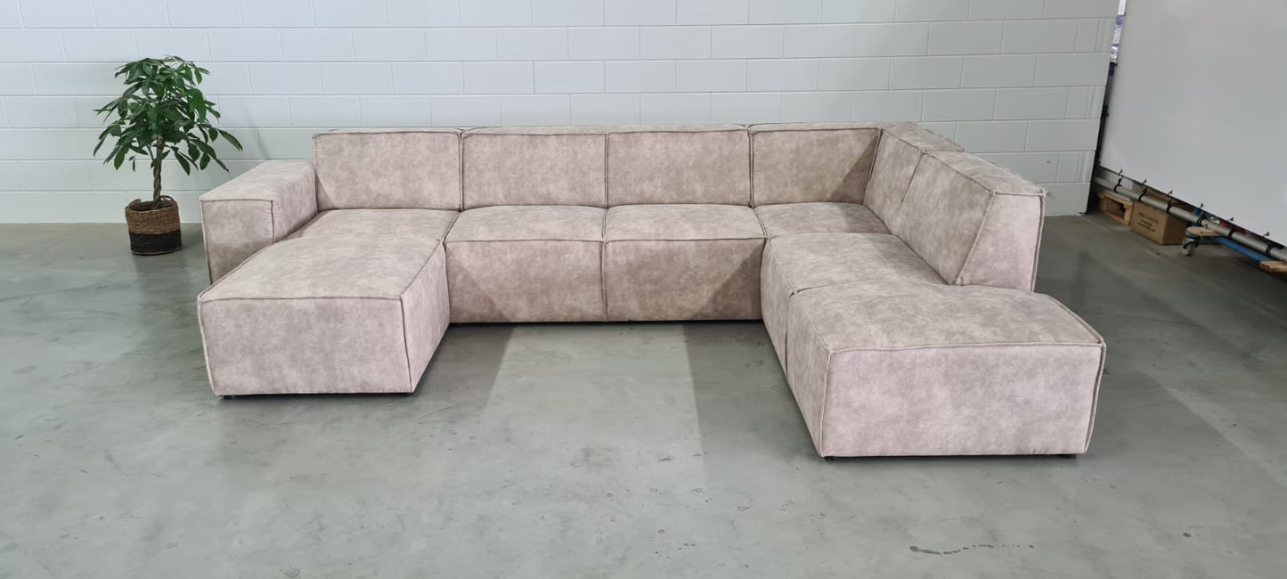 HAZES - U-LOUNGE - LEDER BEIGE